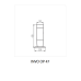 Градински стълб KANLUX 29171 INVO OP 47-L-GR