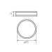 Плафон Kanlux 36442 Jasmin 470-G/O