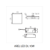 LED панел за вграждане Kanlux 29586 Arel LED DL 10W-NW