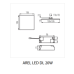 LED панел за вграждане Kanlux 29595 Arel LED DL 20W-WW