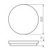 LED фасаден плафон Kanlux 35002 STIVI LED 36W-NW-O