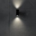 Фасаден аплик KANLUX 38882 ZEVI EL 2GU10 B BLACK 2 x GU10 IP54