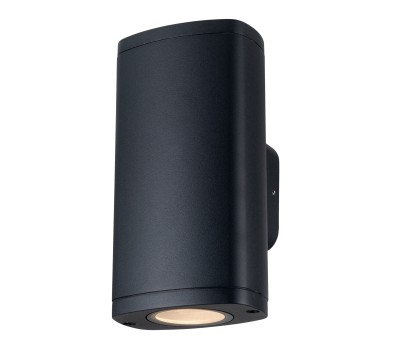 Фасаден аплик KANLUX 38882 ZEVI EL 2GU10 B BLACK 2 x GU10 IP54