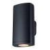 Фасаден аплик KANLUX 38882 ZEVI EL 2GU10 B BLACK 2 x GU10 IP54