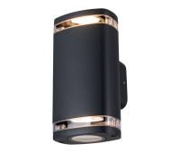 Фасаден аплик KANLUX 38886 ZEVI W EL 2GU10 B BLACK 2 x GU10 IP54