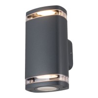 Фасаден аплик KANLUX 38887 ZEVI W EL 2GU10 G ANTHRACITE 2 x GU10 IP54