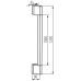 LED фасаден аплик KANLUX 38897 YALTE D 12 11W WW-B BLACK 11W 3000K IP54