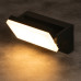 LED фасаден аплик с датчик за движение KANLUX 45819 XERTO SENSOR BLACK EL 20W SE B 20W CCT 3000K - 4000K - 6500K IP44