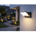 LED фасаден аплик с датчик за движение KANLUX 45819 XERTO SENSOR BLACK EL 20W SE B 20W CCT 3000K - 4000K - 6500K IP44