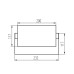 LED фасаден аплик KANLUX 45818 XERTO BLACK EL 20W B 20W CCT 3000K - 4000K - 6500K IP65
