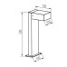 Градински стълб KANLUX 46391 LEGINO BLACK 50 1 x GX53 IP65 Градински стълб KANLUX 46391 LEGINO BLACK 50 1 x GX53 IP65