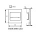 LED луна за вграждане в стена Kanlux 23109 Sabik Mini Led WW 12V