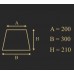 Настолна лампа KUTEK SAN-LG-1 P-A SW SAN MARINO LAMP SHADES