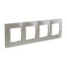 Legrand 665034 Niloe 4-на рамка Тъмно кафяв