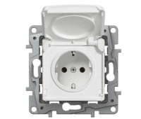 Legrand 764531 German standard socket 2P+Т IP44 white