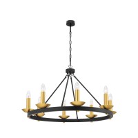Полилей LUMA Light 100-01332-14-01 Black 8 х Е14