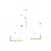 LED пендел LUMA Light 100-01380-04-04 Gold 6W 3000К