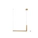 LED пендел LUMA Light 100-01380-04-04 Gold 6W 3000К