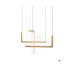 LED пендел LUMA Light 100-01380-06-04 Gold G9 + 18W LED 3000К
