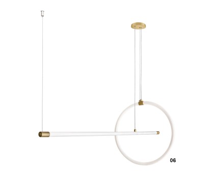 LED пендел LUMA Light 100-01383-06-04 Gold 35W 3000К