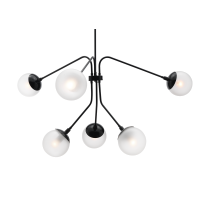 Полилей LUMA Light 100-01124-13-01 Black 6 x Е27
