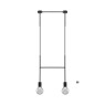 LUMA Light 100-01125-06-01 Black/Transparent 2 x G9