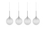 Пендел LUMA Light 100-01129-09BR-03-2 Chrome/Frosted 4 x G9