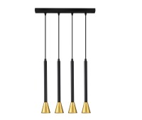 Пендел LUMA Light 100-01164-09BR-17 Black/Gold 4 x GU10
