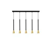 Пендел LUMA Light 100-01164-12BR-17 Black/Gold 5 x GU10