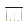 Пендел LUMA Light 100-01164-12BR-17 Black/Gold 5 x GU10