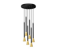 Пендел LUMA Light 100-01164-13-17 Black/Gold 6 x GU10