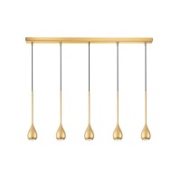 Пендел LUMA Light 100-01179-12BR-04 Gold 5 x GU10