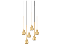 Пендел LUMA Light 100-01179-13-04 Gold 6 x GU10