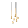 Пендел LUMA Light 100-01179-13-04 Gold 6 x GU10