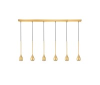 Пендел LUMA Light 100-01179-13BR-04 Gold 6 x GU10