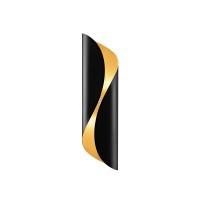 Аплик LUMA Light 100-01186-18-17 Black/Gold 2 x G9