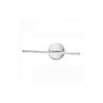 LED аплик за баня LUMA Light 100-01189-18-03 Silver 9W 3000К IP44