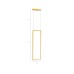 LED пендел LUMA Light 100-01200-22-04 Gold 35W 3000К