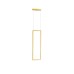 LED пендел LUMA Light 100-01200-22-04 Gold 35W 3000К