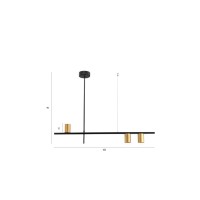 Пендел LUMA Light 100-01209-07-17 Black/Gold