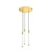 LED пендел LUMA Light 100-01250-07-04 Gold 15W 3000К