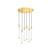 LED пендел LUMA Light 100-01250-13-04 Gold 30W 3000К