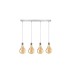 Пендел LUMA Light 100-01261-09BR-28 Amber 4 x G9