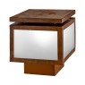 Градински стълб LUMA Light 100-01265-10-20 Rusty 1 x E27 IP54