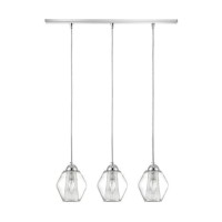 Пендел LUMA Light 100-01271-07BR Chrome/Clear 3 x E14