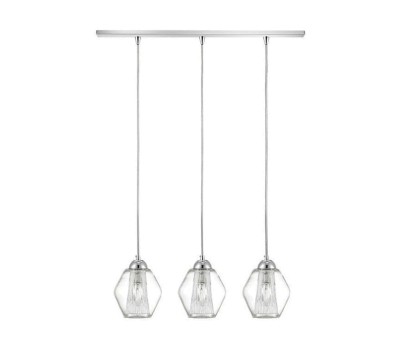 Пендел LUMA Light 100-01271-07BR Chrome/Clear 3 x E14