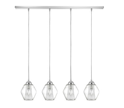 Пендел LUMA Light 100-01271-09BR Chrome/Clear 4 x E14