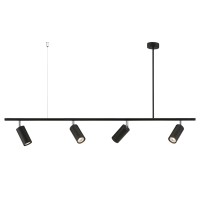 Пендел LUMA Light 100-01276-09BR-01 Black 4 x GU10