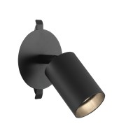 Аплик за вграждане в стена LUMA Light 100-01280-18-01 Black 1 x GU10