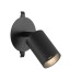 Аплик за вграждане в стена LUMA Light 100-01280-18-01 Black 1 x GU10